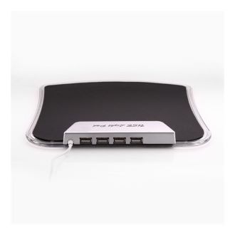 S-Link SL-UMPM545A 4'lü USB HUB+LED'li Mouse Pad