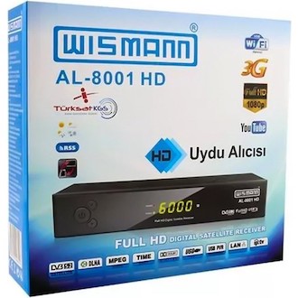 Wismann AL-8500 Hd Kasalı Uydu Alıcısı Tkgs Li Wifi+3g+Youtube+Ethernet Uydu Cihazı Hd