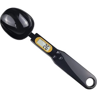 Techmaster Kaşık Tartı Terazi Dijital Ekran Hassas Ölçüm 500GR/0.1GR 807A Beyaz