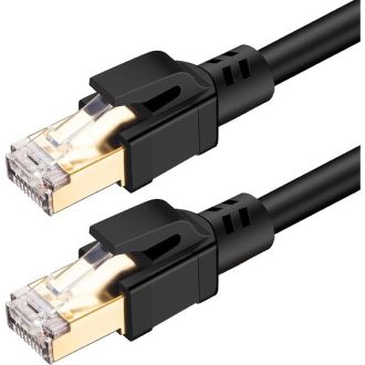 Alfais 5213 Cat8 0.5m 40GBPS S/ftp 2000MHZ Yüksek Hızlı Internet Kablosu