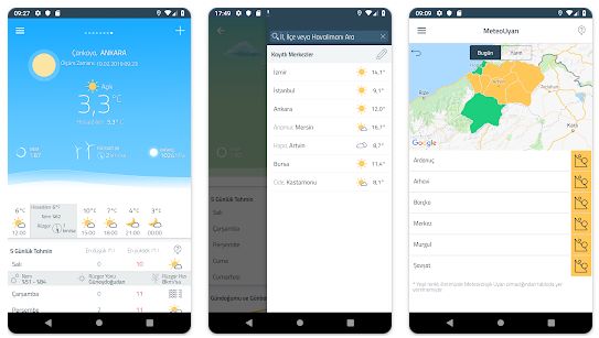 Meteoroloji Hava Durumu (MGM - Meteoroloji Genel Müdürlüğü)