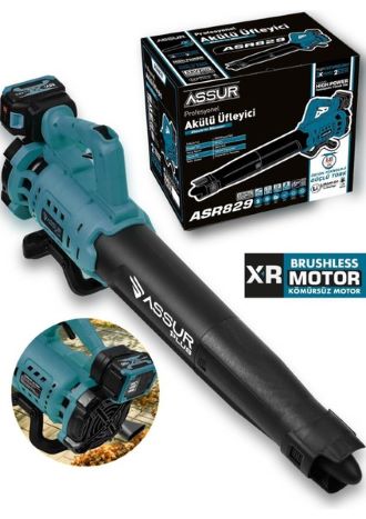 Assur Plus Assur Plus 600 Watt 6 Kademeli Çift Akülü Turbolu Yaprak Hava Üfleme Makinesi Mavi 2 Yıl 1-1,5 700 ve Üstü 4 K