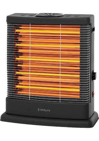 Minisan Maxi MS-2500 Quartz Isıtıcı Siyah 2500 W