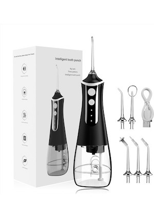 Beautifyy Oral Irrigator Diş Ölçekleyici 4 Hız Ayarı Diş Duşu Taşınabilir Diş Su Jeti 300 ml Ipx6 Su Geçirmez Diş Temizleyici