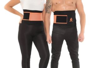 SAUNA SUIT Unisex Termal Sauna Sporcu Kemeri Zayıflama Yağ Bel Göbek Eritme Inceltme Kemeri