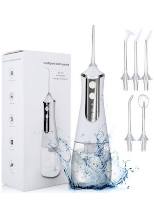 Xhang Taşınabilir Ağız Irrigator USB Şarj Edilebilir Su Flosser Diş Su Jeti 350ML Su Tankı Su Geçirmez Diş Temizleyici