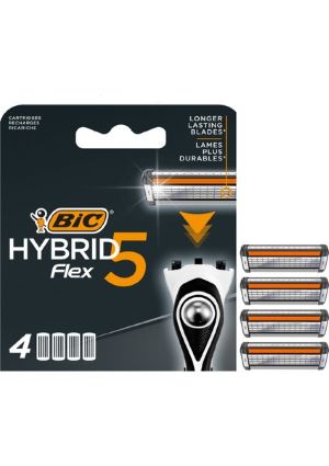 Bic Hybrid 5 Flex Tıraş Bıçağı Yedek Kartuşu 4'lü Tıraş Bıçağı