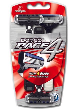 Dorco Pace 4 Kullan-At Tıraş Bıçağı (3'lü)