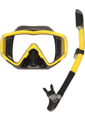Subzero Code Maske Şnorkel Set - Sarı/siyah
