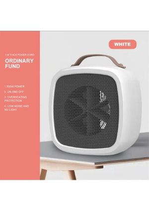 HZSTR Taşınabilir Elektrikli Isıtıcı 500W Mini Isıtıcı Fan Isıtma Makinesi