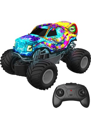 Gepettoys Işıklı Gövde 1:20 2.4ghz Uzaktan Kumandalı Şarjlı Araba Bigfoot Climbing Car Rock Crawler Renkli