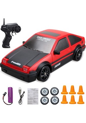 Runjing 2.4g Drift Rc 4WD Rc Drift Oyuncak Uzaktan Kumanda Araba Gtr Modeli AE86