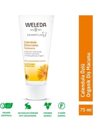 Weleda Calendula Özlü Organik Diş Macunu 75ml