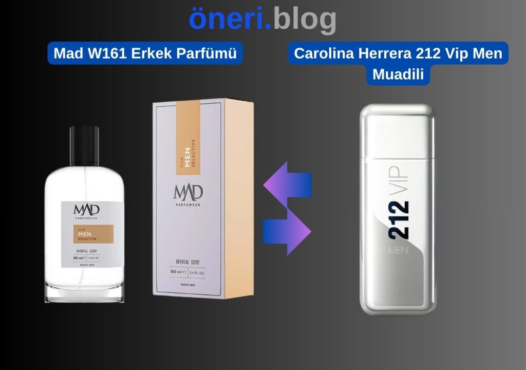 Mad W161 – Carolina Herrera 212 Vip Men Muadili