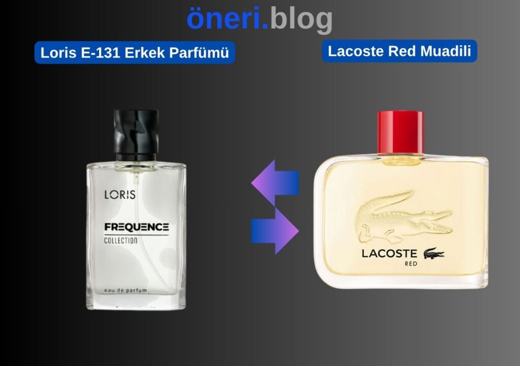 Loris E-131 Erkek Parfümü – Lacoste Red Muadili