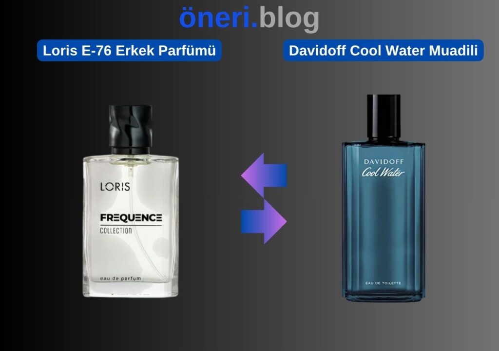 Loris E-76 Erkek Parfümü – Davidoff Cool Water Muadili