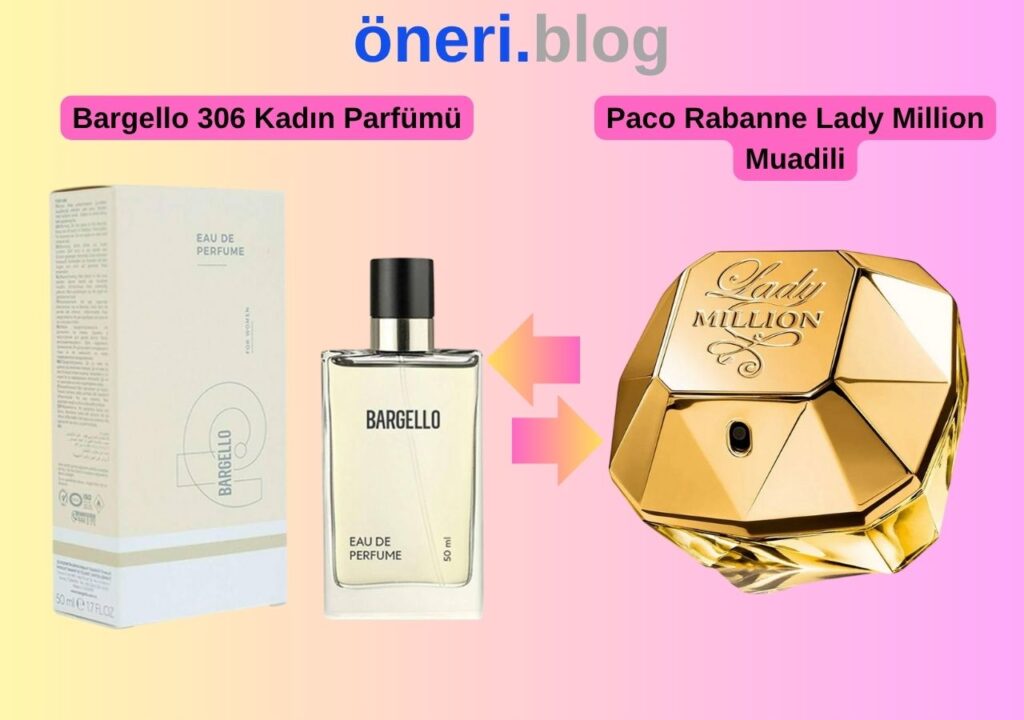 Bargello 306 Kadın Parfümü – Paco Rabanne Lady Million Muadili