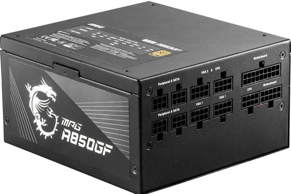 Msi MPG A850GF Power Supply