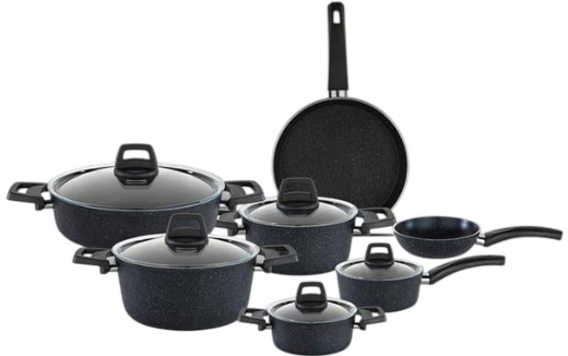Schafer Dark Storm Granit Tencere Seti